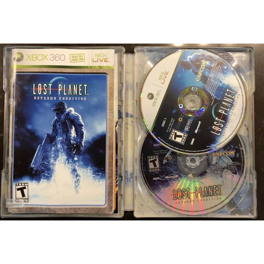 XBOX 360 Game Lost Planet Extreme Condition - collectors edition in tin box